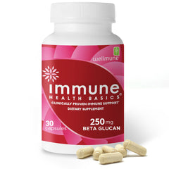 Immune Health Basics bottle front with clean label for daily support