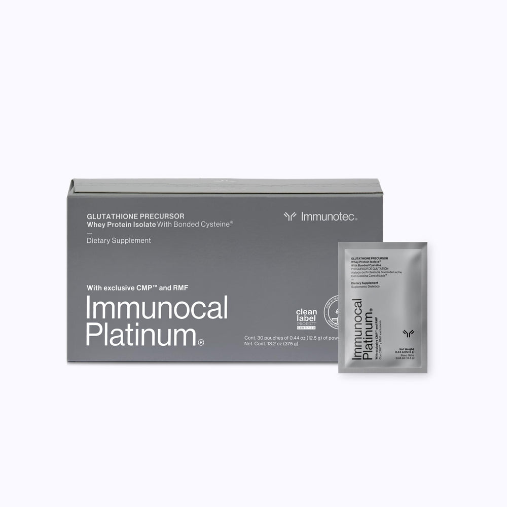 Immunocal Platinum, bote con proteina de suero aislada, soporte inmunitario.
