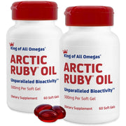 Immunocorp Arctic Ruby Oil bottle-front for daily heart and immune wellness.