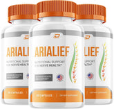 Indelo Arialief capsules bottle, convenient daily support for balanced wellbeing.