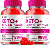 Indelo Bliss Keto ACV Gummies bottle offering keto-friendly daily energy support.