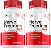 Indelo Nerve Freedom Pro bottle shown for easy daily nerve support.