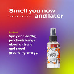 Indigo Wild Zum Mist room spray setup in a cozy space.