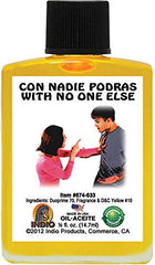 INDIO No One Else oil bottle for ritual use and meditation, enhancing focus
