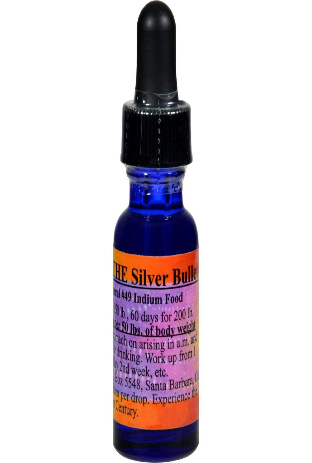 Indiumease bottle closeup with dropper, convenient daily mineral supplement