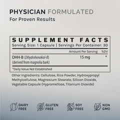 InfiniWell DHH-B Max box packaging highlighting potency and brand trust.