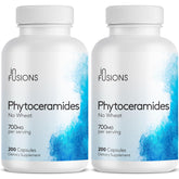 Infusions International Phytoceramides bottle closeup highlighting plant-derived ceramides for skin support