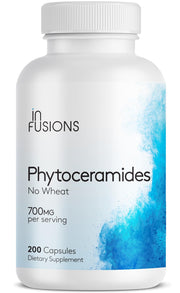 Infusions International Phytoceramides bottle with capsules for skin repair and hydration