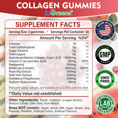 inGreens collagen gummies pack image emphasizes resealable pouch and sugar-free formula.