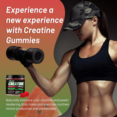 inGreens Creatine Monohydrate Gummies label emphasizes Alpha GPC and B vitamins.