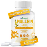 inGreens Mullein Leaf Extract bottle for lung support and easy breathing.