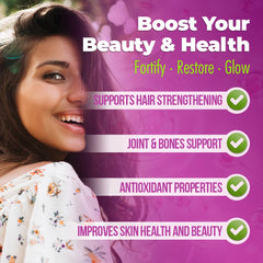 Inlife Plus + collagen label closeup shows 1,000 mg per serving.