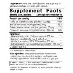 Innate Response Thyroid Response tablets close-up for easy daily dosing