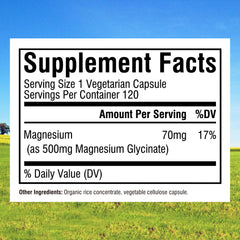 Innate Vitality Magnesium Glycinate capsules close-up for easy ingestion