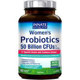 Innate Vitality Probiotics bottle with 60 veggie caps supporting digestive balance.