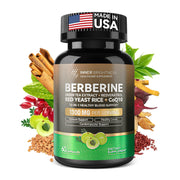 Inner Brightness Berberine 1300mg bottle for daily metabolic support.