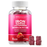 Inner Brightness iron gummies bottle for gentle iron support and daily energy.