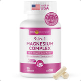 Inner Brightness nine-in-one magnesium bottle showing complete high-absorption formula for daily support