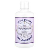 Inner Vitality Morningstar Minerals bottle pouring a mineral liquid supplement for daily energy