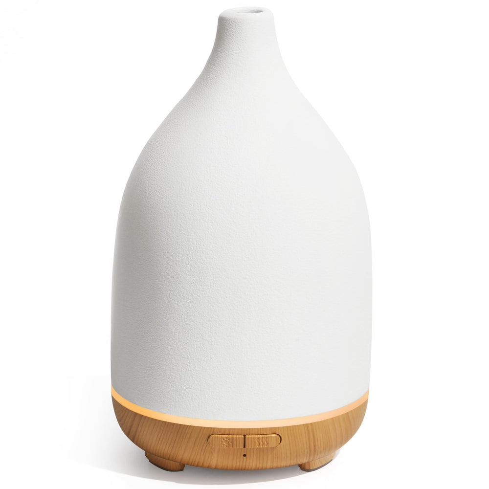 InnoGear ceramic diffuser cover shows handmade finish for elegant decor