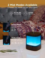 InnoGear diffuser 300ml top view shows water level and mist outlet.