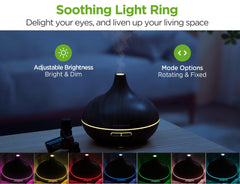 InnoGear diffuser 4-timer settings for customizable fragrance moments.