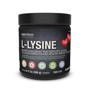 Innotech Nutrition Solutions L-Lysine powder bottle for daily protein support.