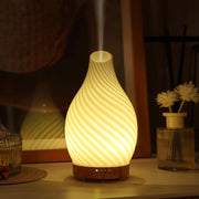 Inrorans art glass diffuser with 160ml reservoir for long lasting scent.