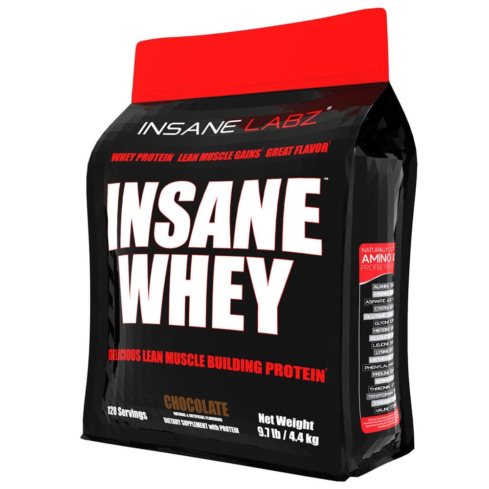Insane Labz Insane Whey tub front view for high-protein muscle support