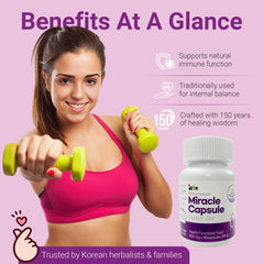 INSANORIGINS Miracle Capsule capsules on spoon—convenient daily dose.
