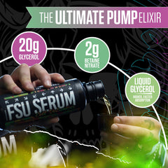 Inspired Nutraceuticals FSU Serum hydration effect image showcases electrolyte support for muscle contractions.