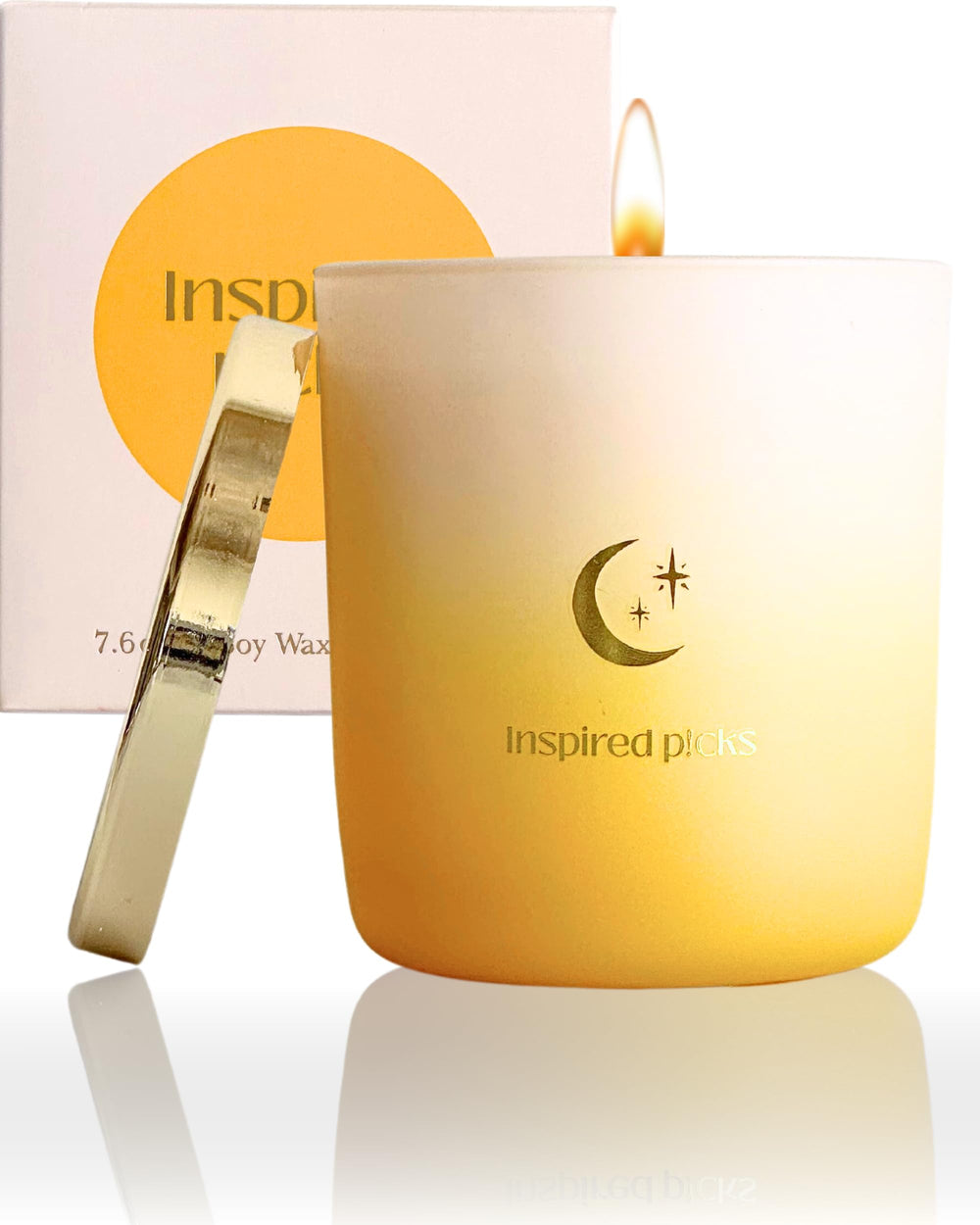 Inspired Picks Pet Odor Candle with grapefruit-musk aroma for pet spaces