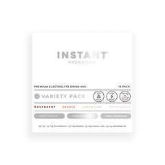 Instant Hydration orange pack offers a refreshing, zero-sugar hydration option for on-the-go use.