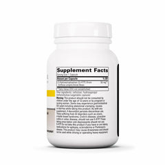 Close-up of 5-HTP capsules shows vegan, dairy-free daily use.