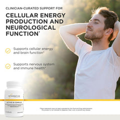 Active B-Complex capsules closeup highlighting choline-rich formula.