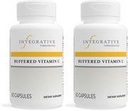 Integrative Therapeutics Buffered Vitamin C bottle front shows antioxidant support.