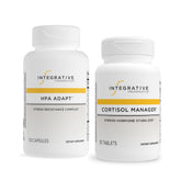 Integrative Therapeutics Cortisol Manager bottle supporting balanced stress response and restful sleep.
