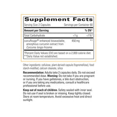 Integrative Therapeutics Curalieve capsules in a gluten-free formula.