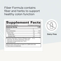 Integrative Therapeutics Fiber Formula capsules provide dairy-free fiber for gut comfort.