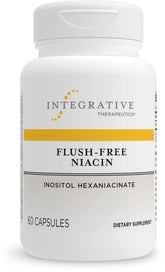 Integrative Therapeutics flush-free niacin bottle with capsules for daily energy support