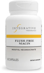 Integrative Therapeutics flush-free niacin bottle with capsules for daily energy support