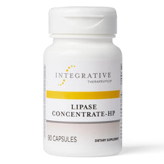 Integrative Therapeutics Lipase Concentrate-HP bottle offering fat digestion support