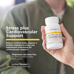 Integrative Therapeutics Magnesium Glycinate Plus bottle suggesting cardiovascular and muscle support.