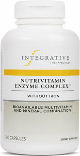Integrative Therapeutics NutriVitamin Enzyme Complex bottle for convenient daily supplementation.