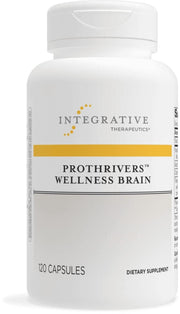 Integrative Therapeutics ProThrivers Brain bottle front for daily brain support and easy supplementation.