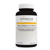 Integrative Therapeutics Pure Omega Ultra HP bottle front showing daily omega intake.