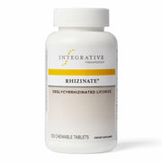 Rhizinate de Integrative Therapeutics: botella para apoyo digestivo diario.