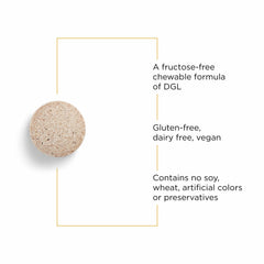 Tablets with water demonstrating easy daily use for GI comfort.
