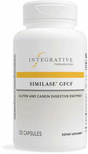 Integrative Therapeutics Similase GFCF bottle shown for digestive enzyme support.