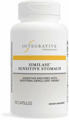 Integrative Therapeutics Similase Sensitive Stomach bottle with capsules for gentle digestion.